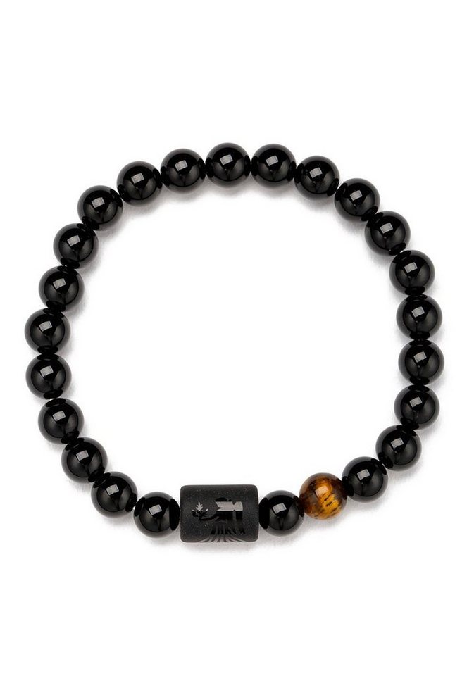 Firetti Armband Schmuck Geschenk Armschmuck Armkette Edelstein Sternzeichen, Made in Germany - mit Onyx und Geburtsstein von Firetti