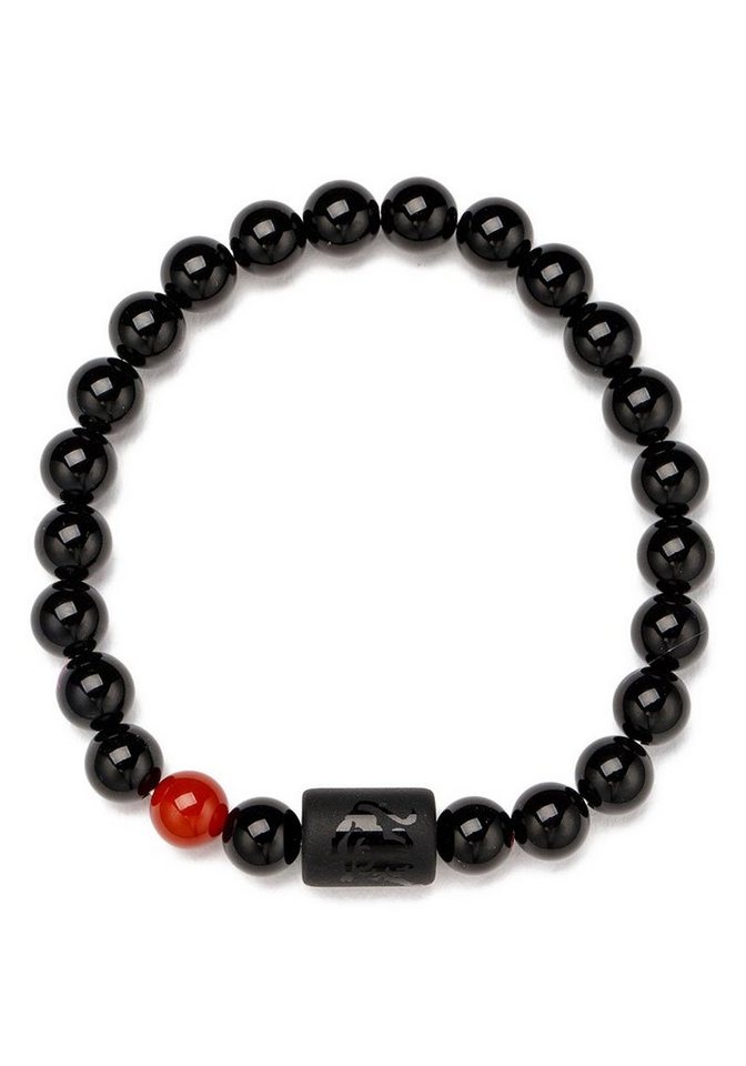 Firetti Armband Schmuck Geschenk Armschmuck Armkette Edelstein Sternzeichen, Made in Germany - mit Onyx und Geburtsstein von Firetti