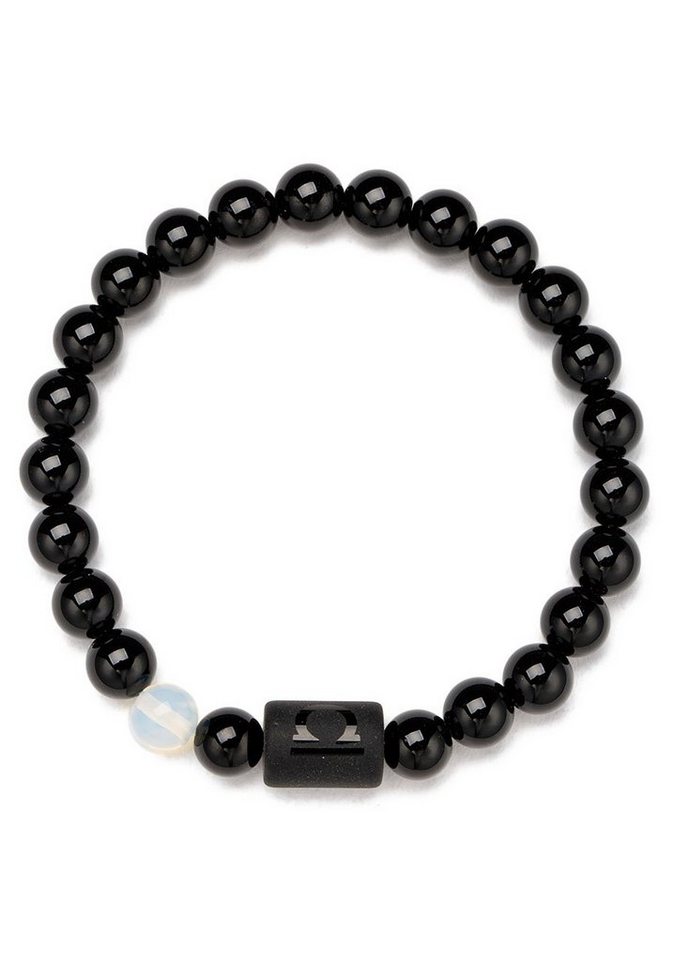 Firetti Armband Schmuck Geschenk Armschmuck Armkette Edelstein Sternzeichen, Made in Germany - mit Onyx und Geburtsstein von Firetti