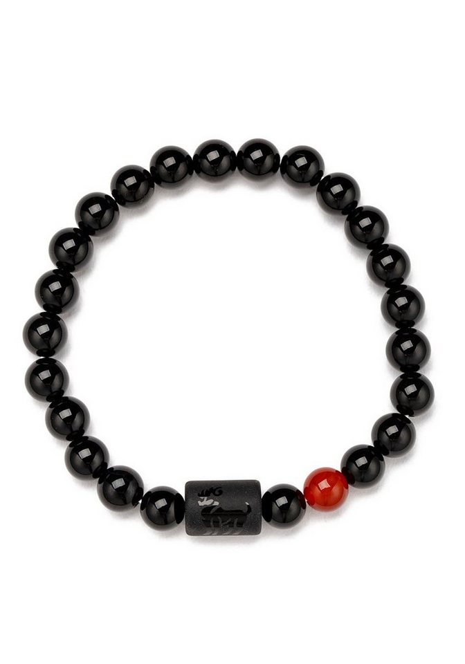 Firetti Armband Schmuck Geschenk Armschmuck Armkette Edelstein Sternzeichen, Made in Germany - mit Onyx und Geburtsstein von Firetti