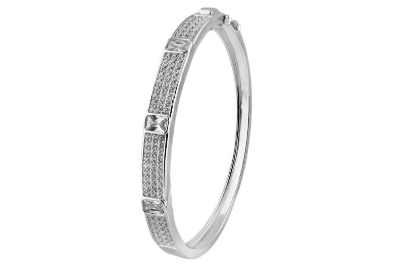 Firetti Armreif Schmuck Geschenk Silber 925 Armschmuck Armband Glitzer, mit Zirkonia (synth) von Firetti