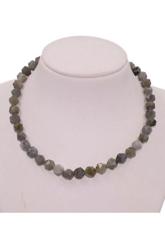 Firetti Collier Schmuck Geschenk Halsschmuck Halskette Edelstein Farbstein Labradorit, Made in Germany - mit Labradorit von Firetti