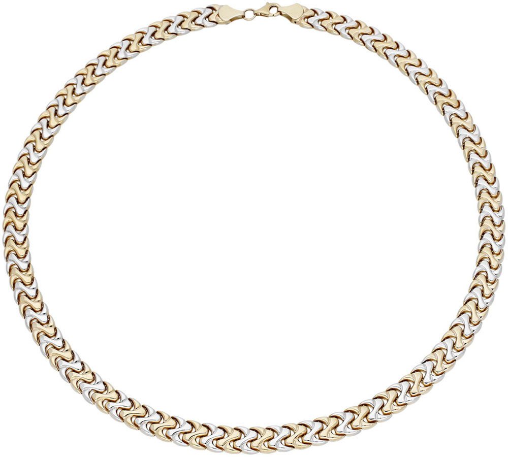 Firetti Collier Schmuck Geschenk Gold 375 Fantasie Halskette, ca. 8 mm breit Firetti Collier Schmuck Geschenk Gold 375 Fantasie Halskette, ca. 8 mm breit von Firetti