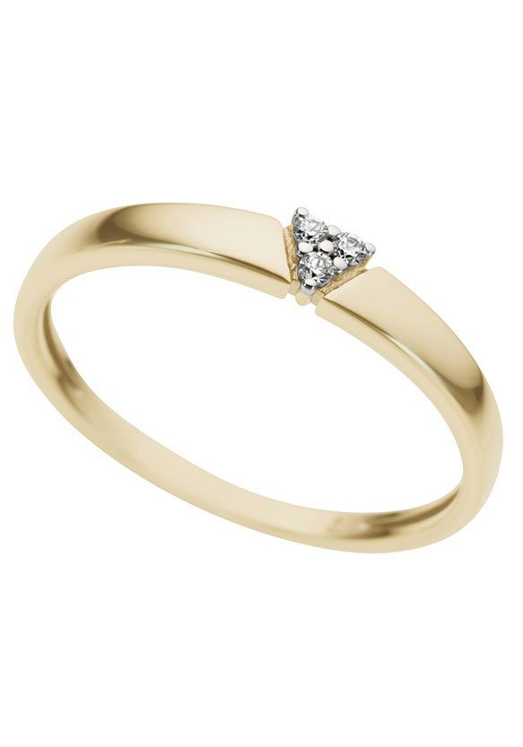 Firetti Diamantring Schmuck Geschenk Gold 333 Damenring Goldring Diamant, mit Brillanten von Firetti