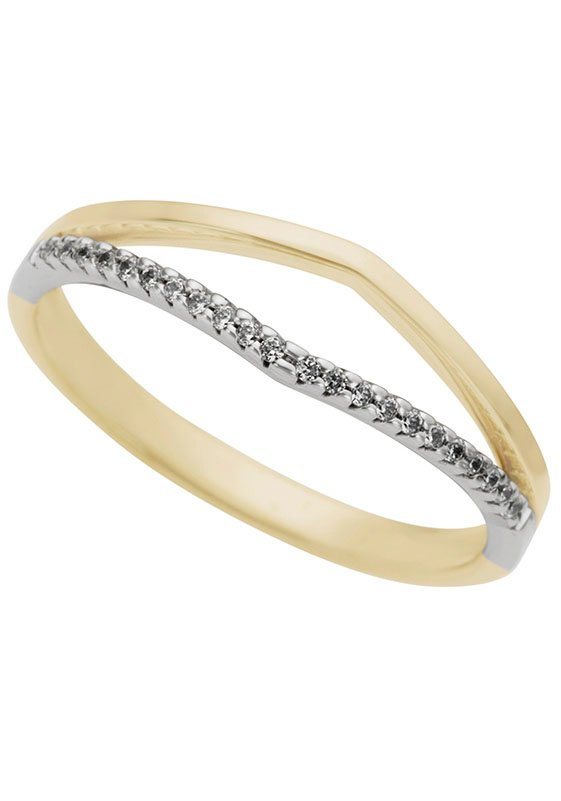 Firetti Diamantring Schmuck Geschenk Gold 333 Damenring Goldring Diamant, mit Brillanten von Firetti