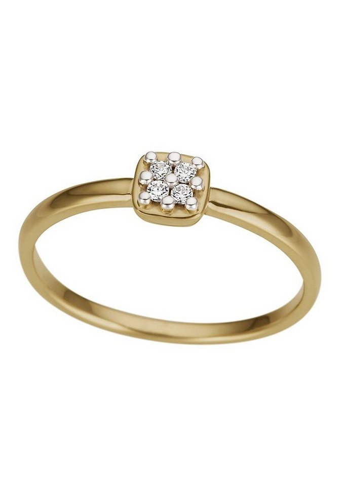 Firetti Diamantring Schmuck Geschenk Gold 333 Damenring Goldring Diamant, mit Brillanten von Firetti