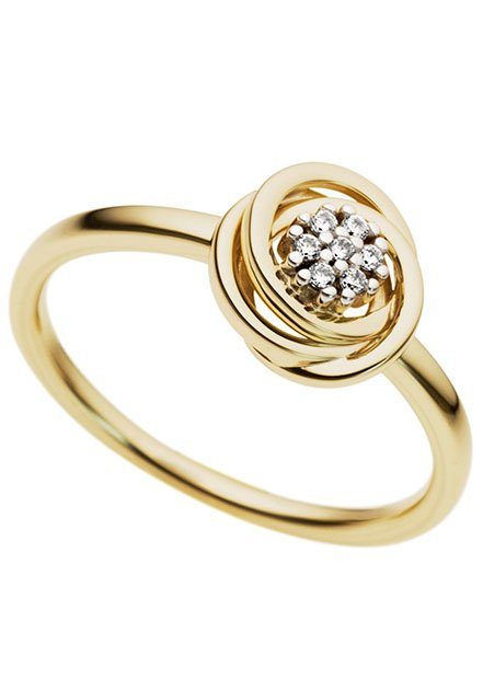 Firetti Diamantring Schmuck Geschenk Gold 333 Damenring Goldring Diamant, mit Brillanten von Firetti