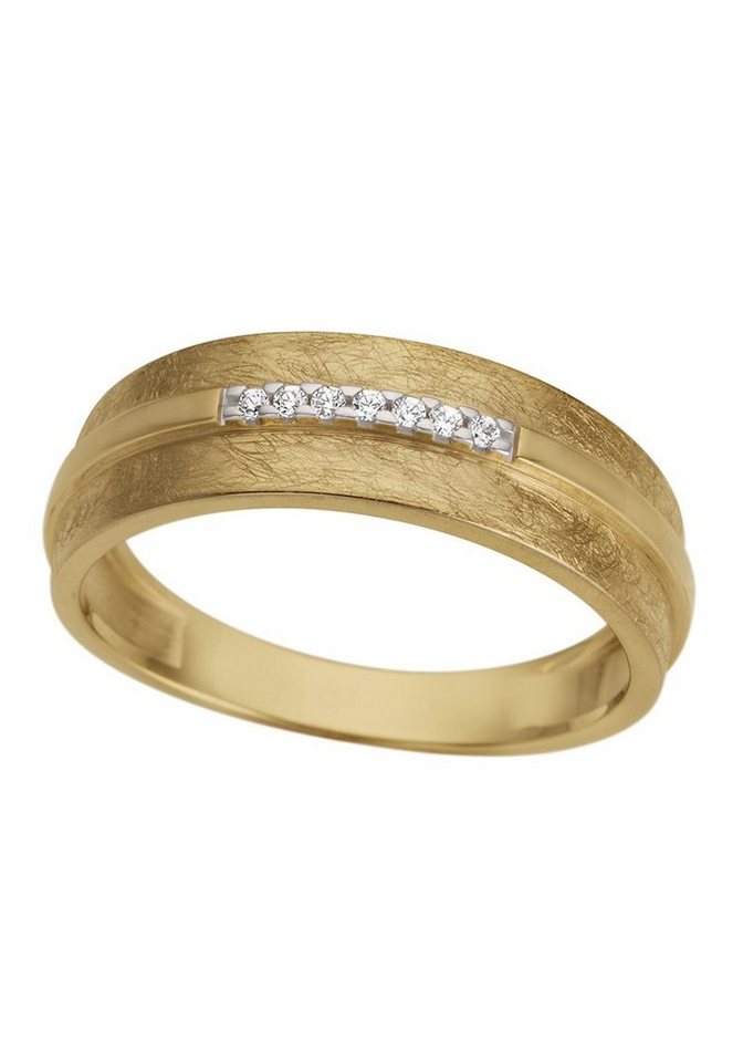 Firetti Diamantring Schmuck Geschenk Gold 333 Damenring Goldring Diamant, mit Brillanten von Firetti
