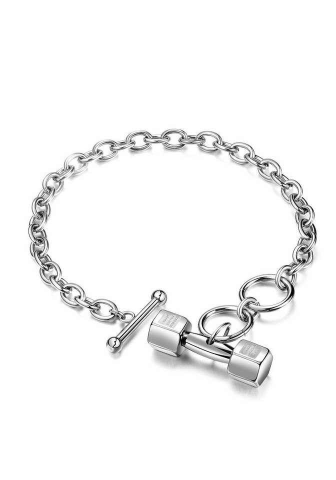 Firetti Edelstahlarmband Schmuck Geschenk, Hantel von Firetti