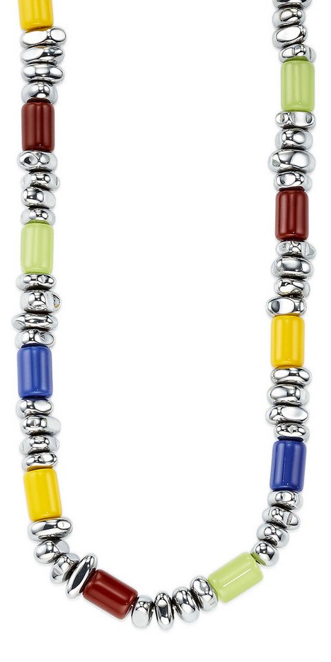 Firetti Edelstahlkette mit bunten Hämatit, mit Hämatit von Firetti