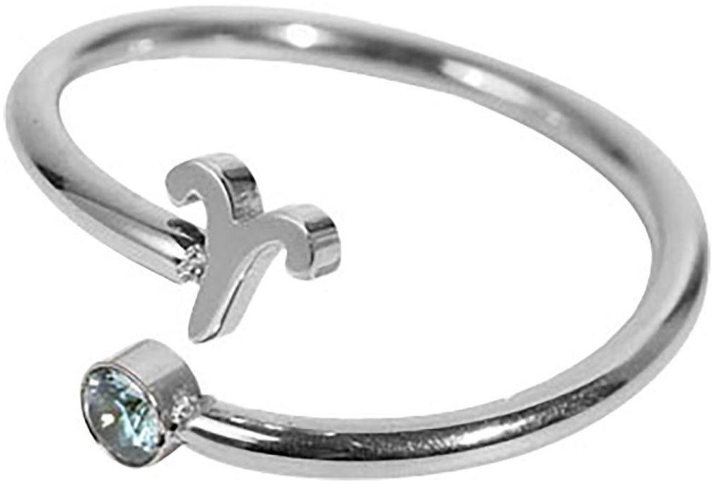 Firetti Fingerring Schmuck Geschenk Damenring Sternzeichen, Made in Germany - mit Zirkonia (synth) von Firetti