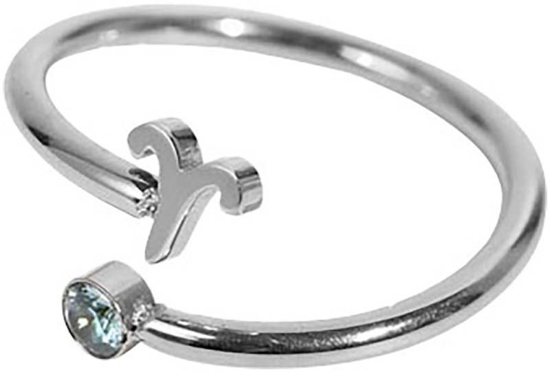 Firetti Fingerring Schmuck Geschenk Damenring Sternzeichen, Made in Germany - mit Zirkonia (synth) von Firetti