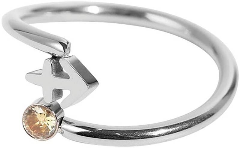Firetti Fingerring Schmuck Geschenk Damenring Sternzeichen, Made in Germany - mit Zirkonia (synth) von Firetti