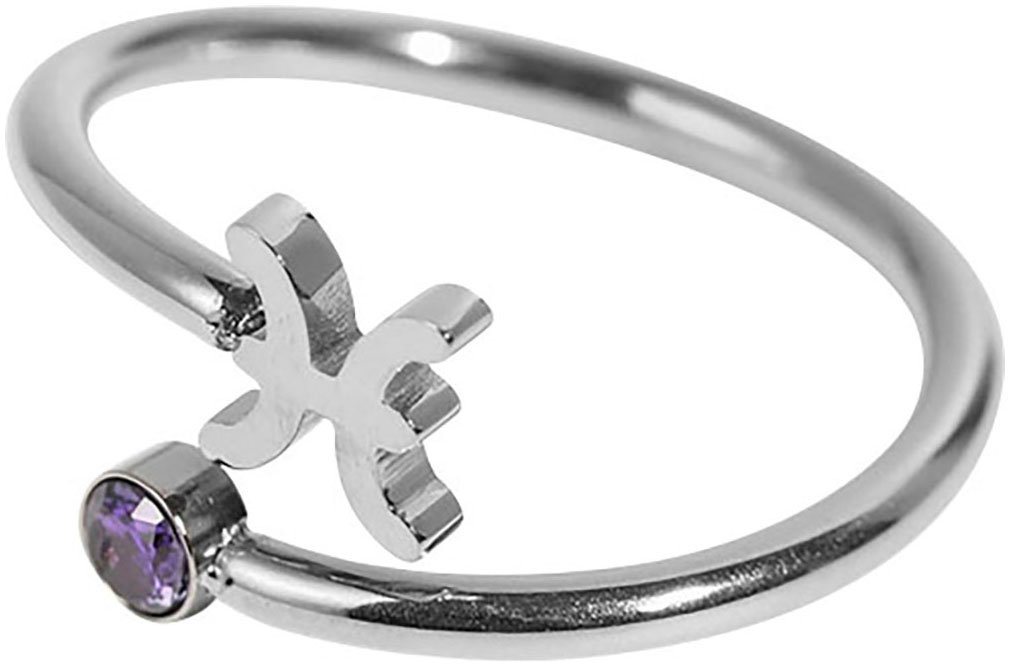 Firetti Fingerring Schmuck Geschenk Damenring Sternzeichen, Made in Germany - mit Zirkonia (synth) von Firetti