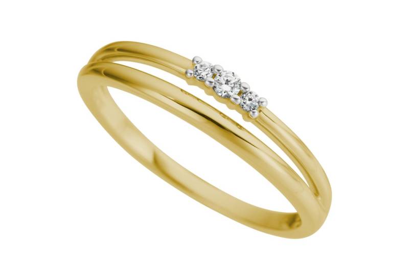 Firetti Fingerring Schmuck Geschenk Gold 333 Damenring Goldring, mit Brillanten von Firetti