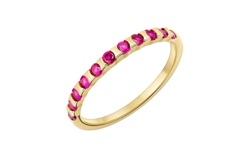 Firetti Fingerring Schmuck Geschenk Gold 333 Damenring Ring Memoire, mit Edelsteinen von Firetti