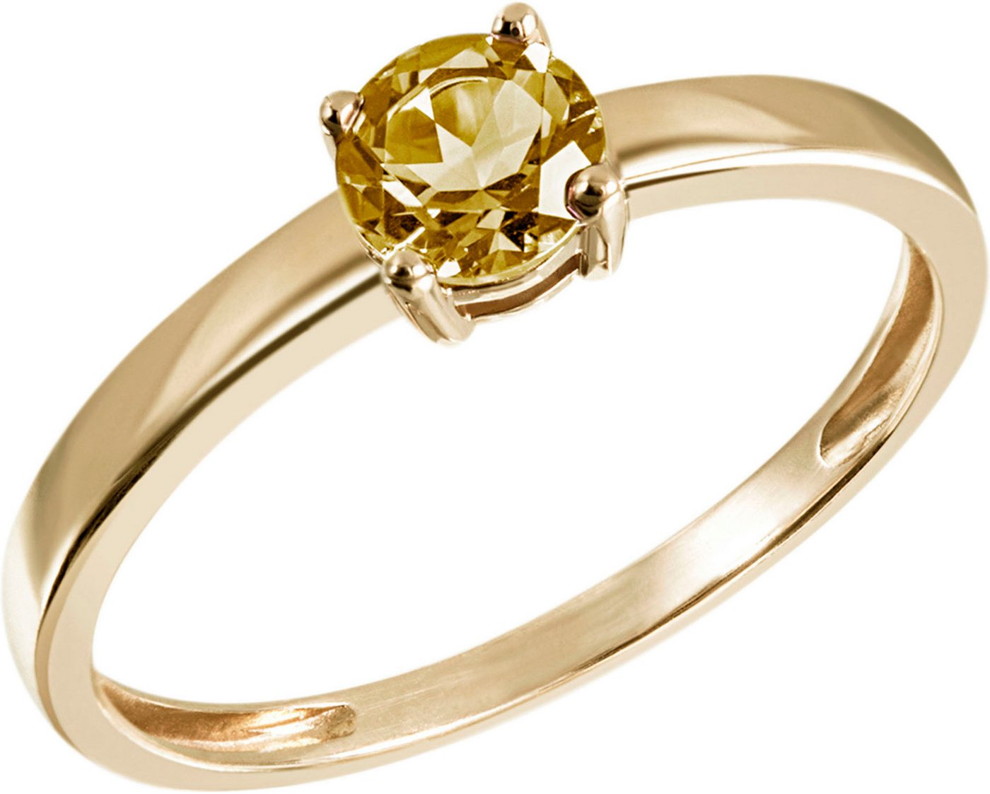 Firetti Fingerring Schmuck Geschenk Gold 375 Gold 585 Goldring Solitär, mit unterschiedlichen Edelsteinen von Firetti