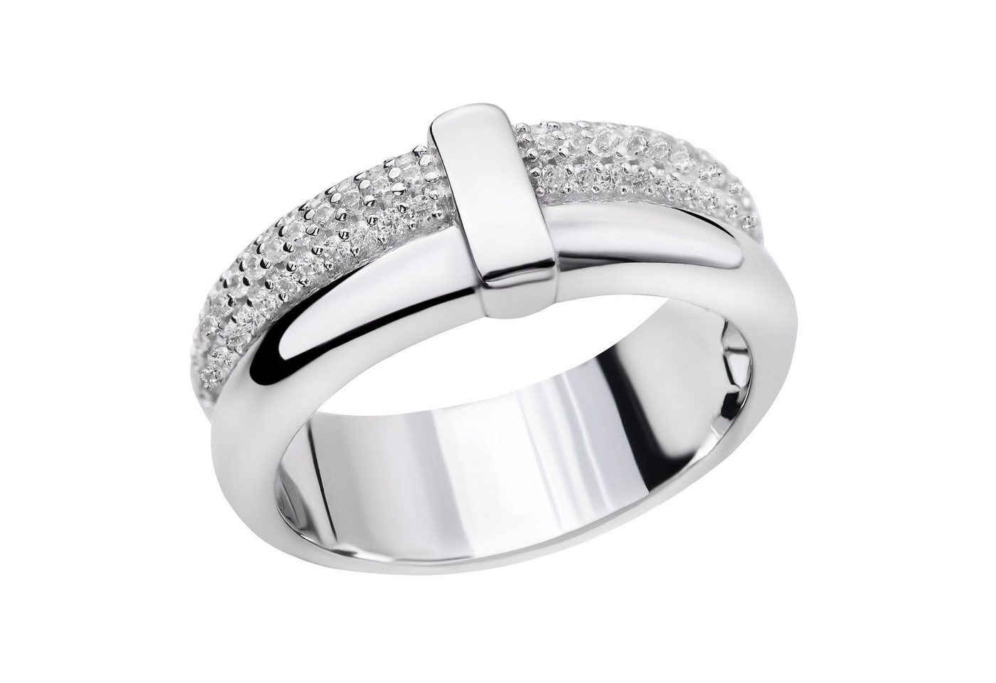 Firetti Fingerring Schmuck Geschenk Silber 925 Damenring Ring, mit Zirkonia (synth) von Firetti