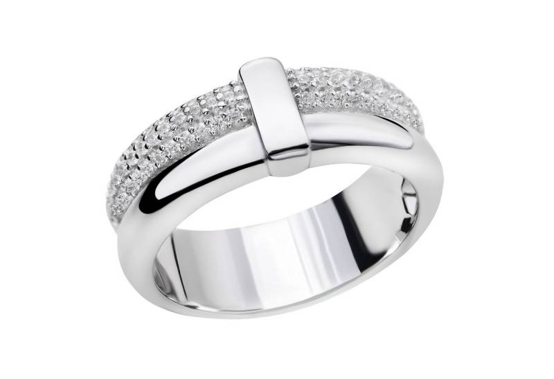 Firetti Fingerring Schmuck Geschenk Silber 925 Damenring Ring, mit Zirkonia (synth) von Firetti