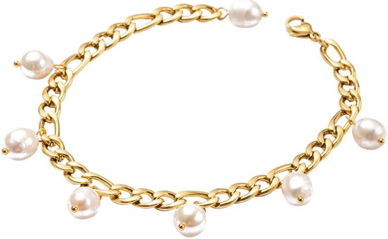 Firetti Fußkette mit Anhänger Schmuck Geschenk Körperschmuck, mit Süßwasserzuchtperle von Firetti