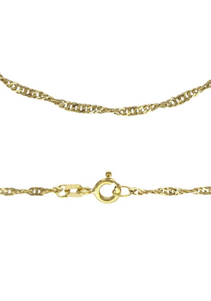 Firetti Collierkettchen Schmuck Geschenk Gold 333 Halsschmuck Halskette Goldkette Singapur, Made in Germany von Firetti