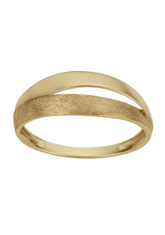 Firetti Goldring Schmuck Geschenk Gold 333 Ringkopf geteilt, teilweise offen von Firetti