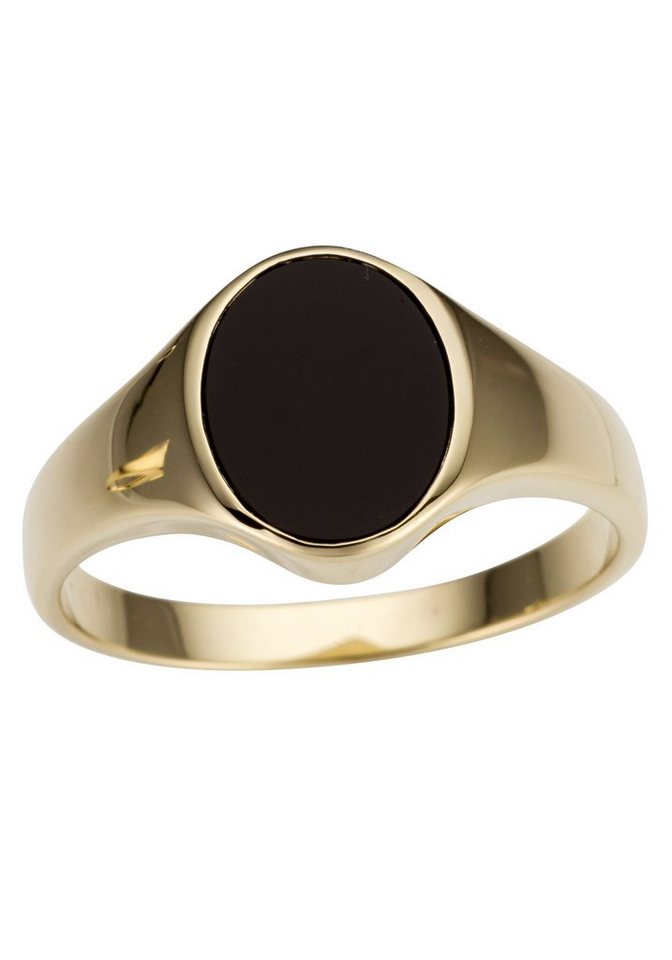 Firetti Goldring Schmuck Geschenk Gold 333 Damenring Goldring Edelstein Farbstein Onyx, mit Onyx von Firetti