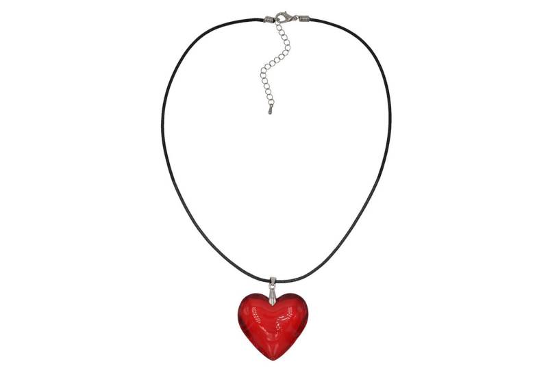 Firetti Herzkette Schmuck Geschenk Transparent red heart von Firetti
