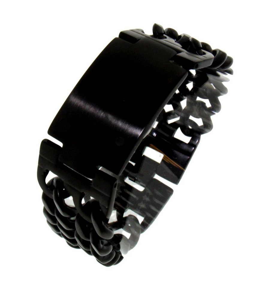 Firetti Armband Schmuck Geschenk, Armkette ID-Platte, Panzerkette von Firetti