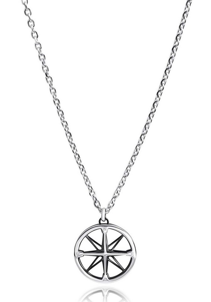 Firetti Kette mit Anhänger Schmuck Geschenk Glückssymbol Windrose für Hoffnung & Schutz von Firetti