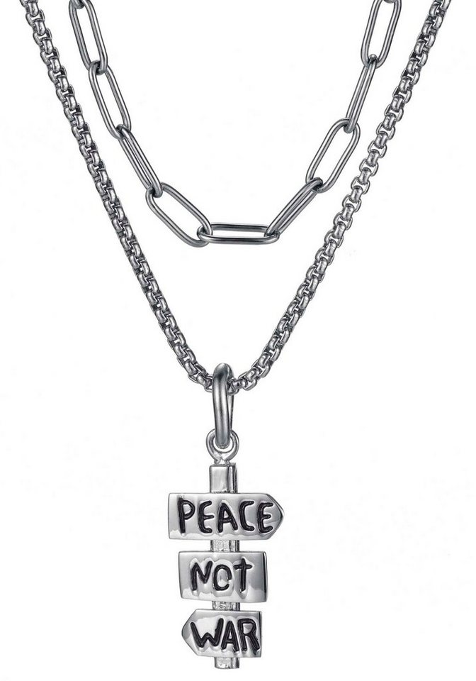 Firetti Kette mit Anhänger Schmuck Geschenk, Peace (Set, 1-tlg) von Firetti