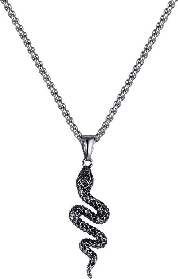 Firetti Kette mit Anhänger Schmuck Geschenk Edelstahl Halsschmuck Halskette Venezianer Schlange von Firetti