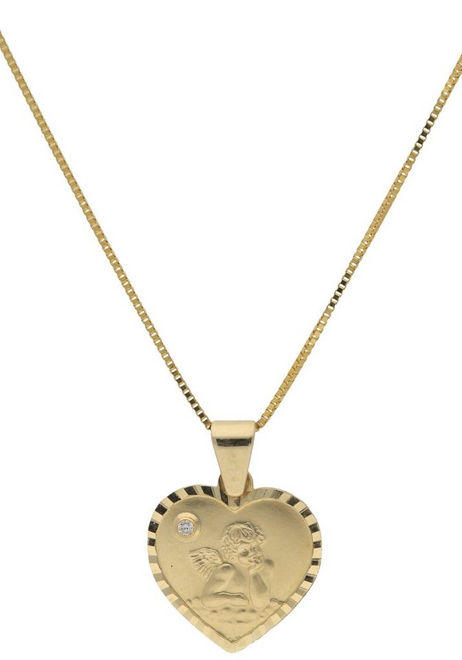 Firetti Kette mit Anhänger Schmuck Geschenk Gold 375 Halsschmuck Halskette Goldkette Venezianer, mit Diamant Firetti Kette mit Anhänger Schmuck Geschenk Gold 375 Halsschmuck Halskette Goldkette Venezianer, mit Diamant von Firetti