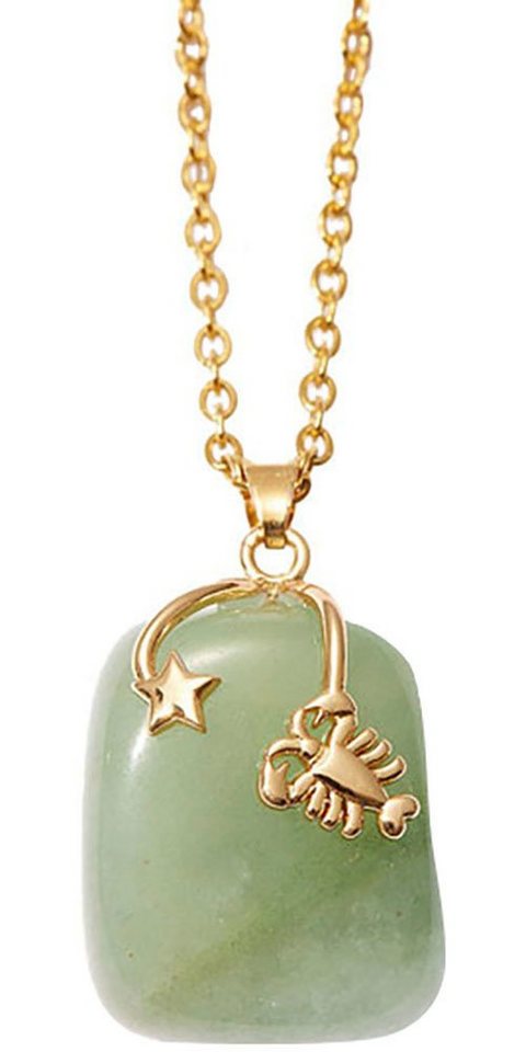 Firetti Kette mit Anhänger Schmuck Geschenk Halsschmuck Anker/Halskette Sternzeichen Geburtsstein, Made in Germany - mit Edelstein von Firetti