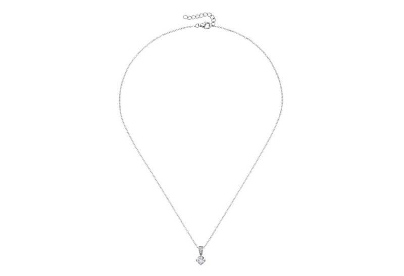 Firetti Kette mit Anhänger Schmuck Geschenk Silber 925 Halsschmuck Ankerkette Solitär-Optik, mit Zirkonia (synth) von Firetti