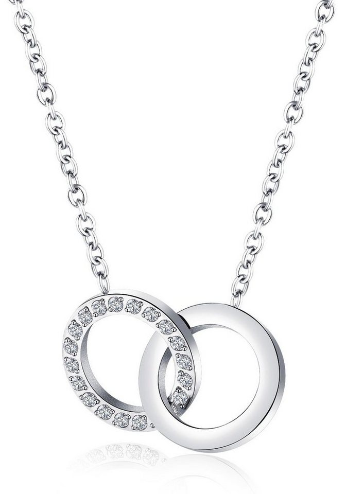 Firetti Kette mit Anhänger Schmuck Geschenk Unity, mit Zirkonia (synth) von Firetti