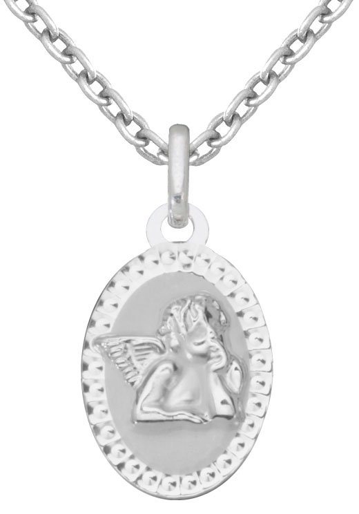 Firetti Kette mit Anhänger Schmuck Geschenk Silber 925 Halsschmuck Halskette Ankerkette Engel, Made in Germany von Firetti