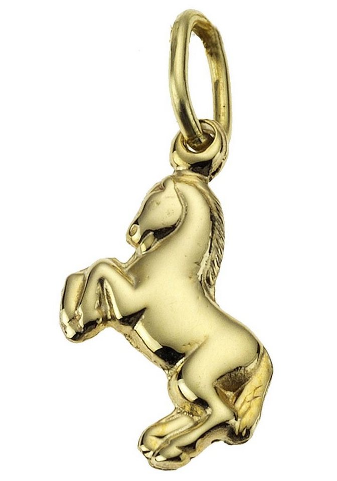 Firetti Kettenanhänger Schmuck Geschenk Gold 333 Halsschmuck Anhänger für Halskette Pferd von Firetti