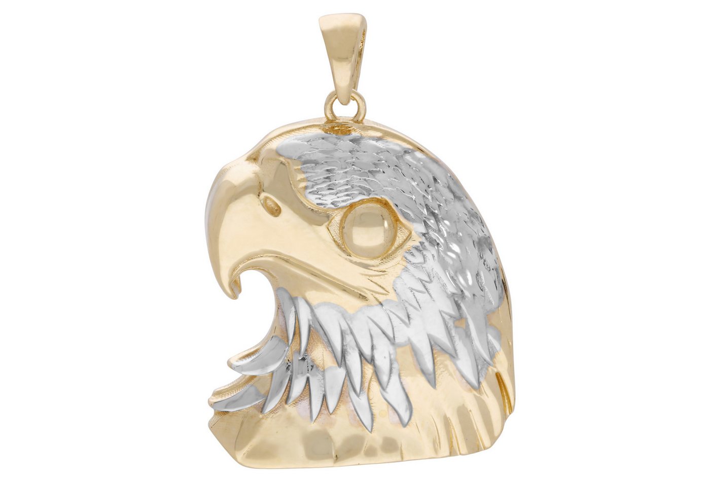 Firetti Kettenanhänger Schmuck Geschenk Gold 375 Halsschmuck Anhänger Falke von Firetti