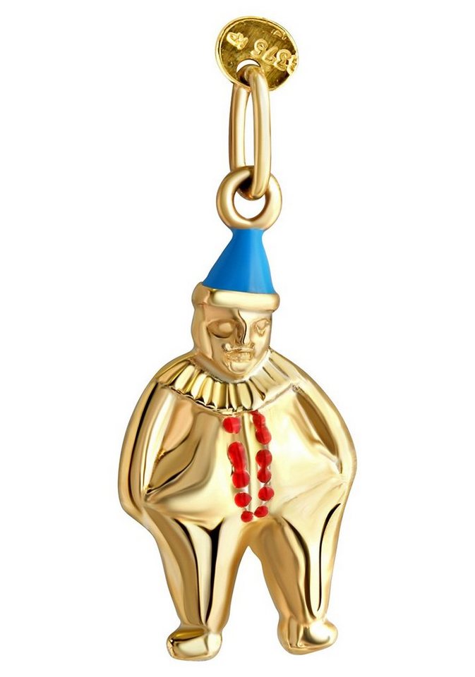 Firetti Kettenanhänger Schmuck Geschenk Gold 375 Halsschmuck Anhänger Halskette Harlekin von Firetti