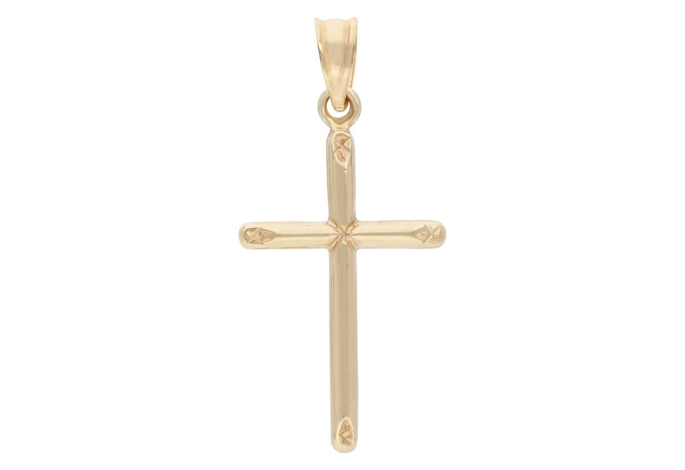 Firetti Kettenanhänger Schmuck Geschenk Gold 375 Halsschmuck Anhänger Kreuz von Firetti