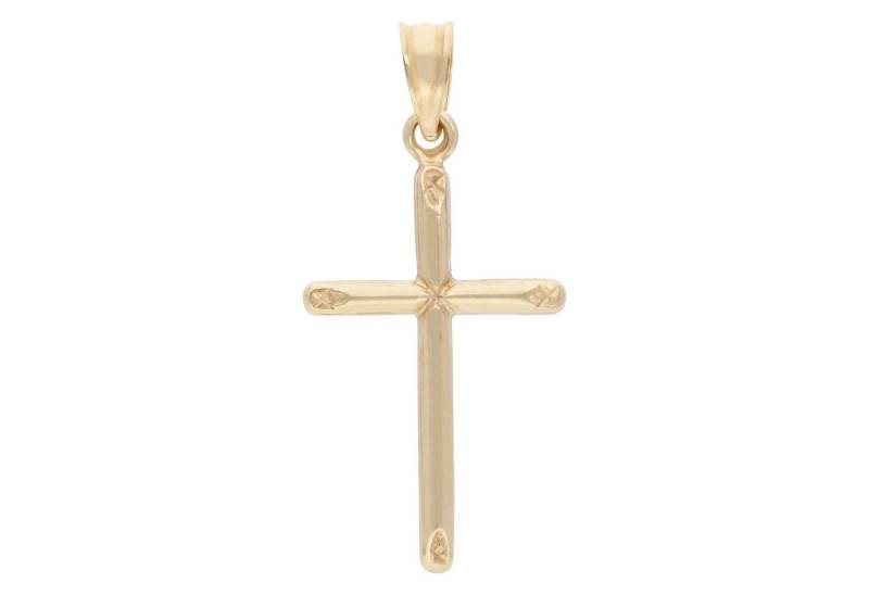 Firetti Kettenanhänger Schmuck Geschenk Gold 375 Halsschmuck Anhänger Kreuz von Firetti