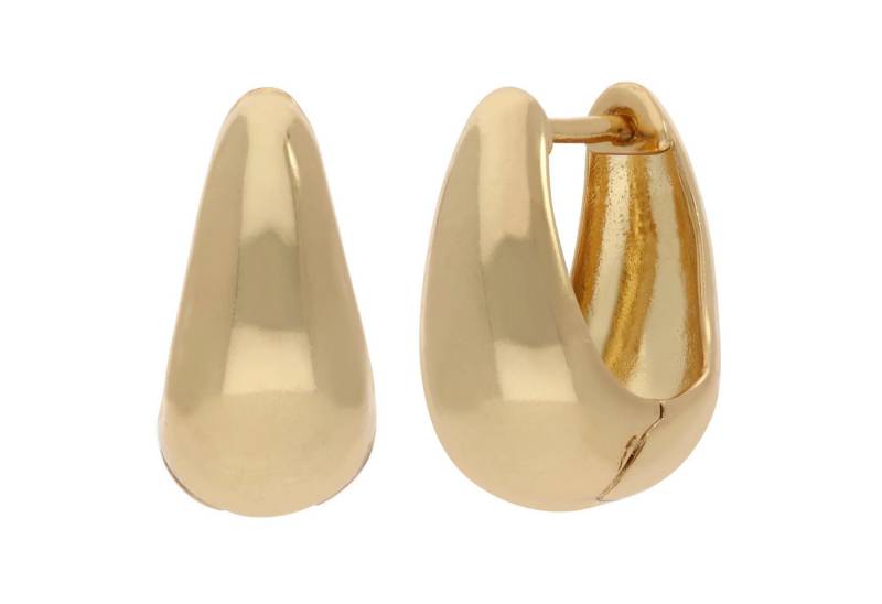 Firetti Paar Creolen Schmuck Geschenk Silber 925 Ohrschmuck Ohrringe Tropfenform von Firetti