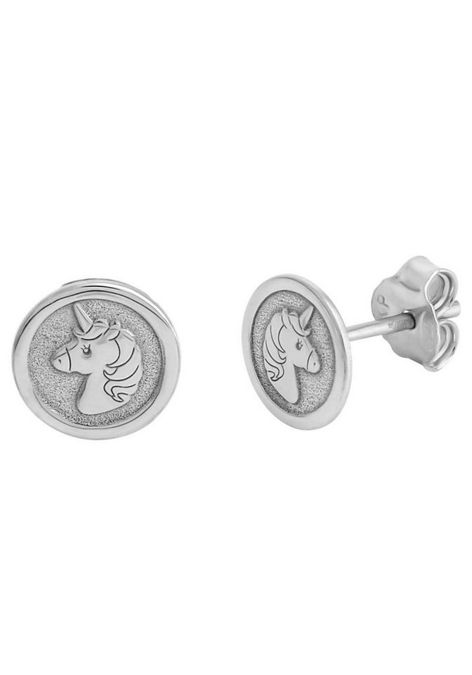 Firetti Paar Ohrstecker Schmuck Geschenk Silber 925 Ohrschmuck Einhorn von Firetti