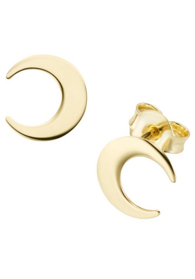 Firetti Paar Ohrstecker Schmuck Geschenk Gold 375 Ohrschmuck Halbmonde von Firetti