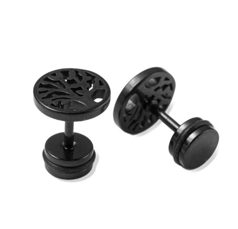 Firetti Paar Ohrstecker Schmuck Geschenk Edelstahl Ohrschmuck Ohrringe Baum des Lebens, Made in Germany von Firetti