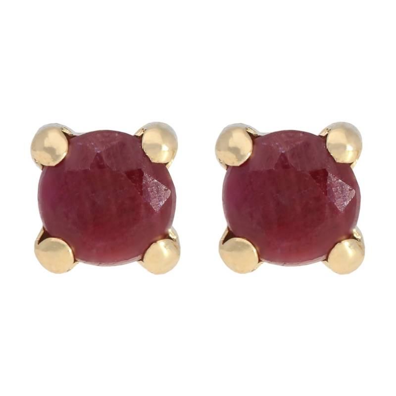 Firetti Paar Ohrstecker Schmuck Geschenk Gold 375 Ohrschmuck Ohrringe Solitär, mit Saphir, Smaragd oder Rubin von Firetti