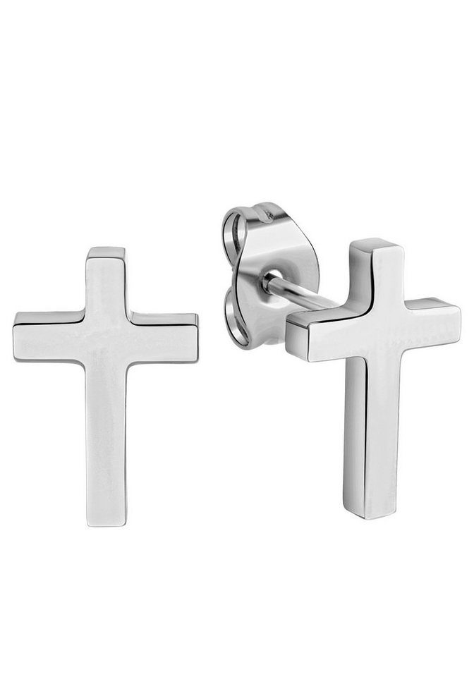 Firetti Paar Ohrstecker Schmuck Geschenk Ohrschmuck Kreuz von Firetti