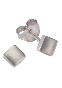 Firetti Paar Ohrstecker Schmuck Geschenk Silber 925 Ohrschmuck Viereck Quadrat von Firetti