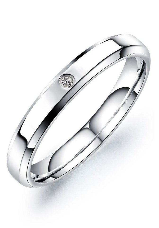 Firetti Partnerring Schmuck Geschenk "LIEBE" Shine, mit Zirkonia (synth) von Firetti